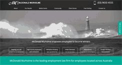 Desktop Screenshot of mcdonaldmurholme.com.au