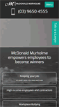 Mobile Screenshot of mcdonaldmurholme.com.au